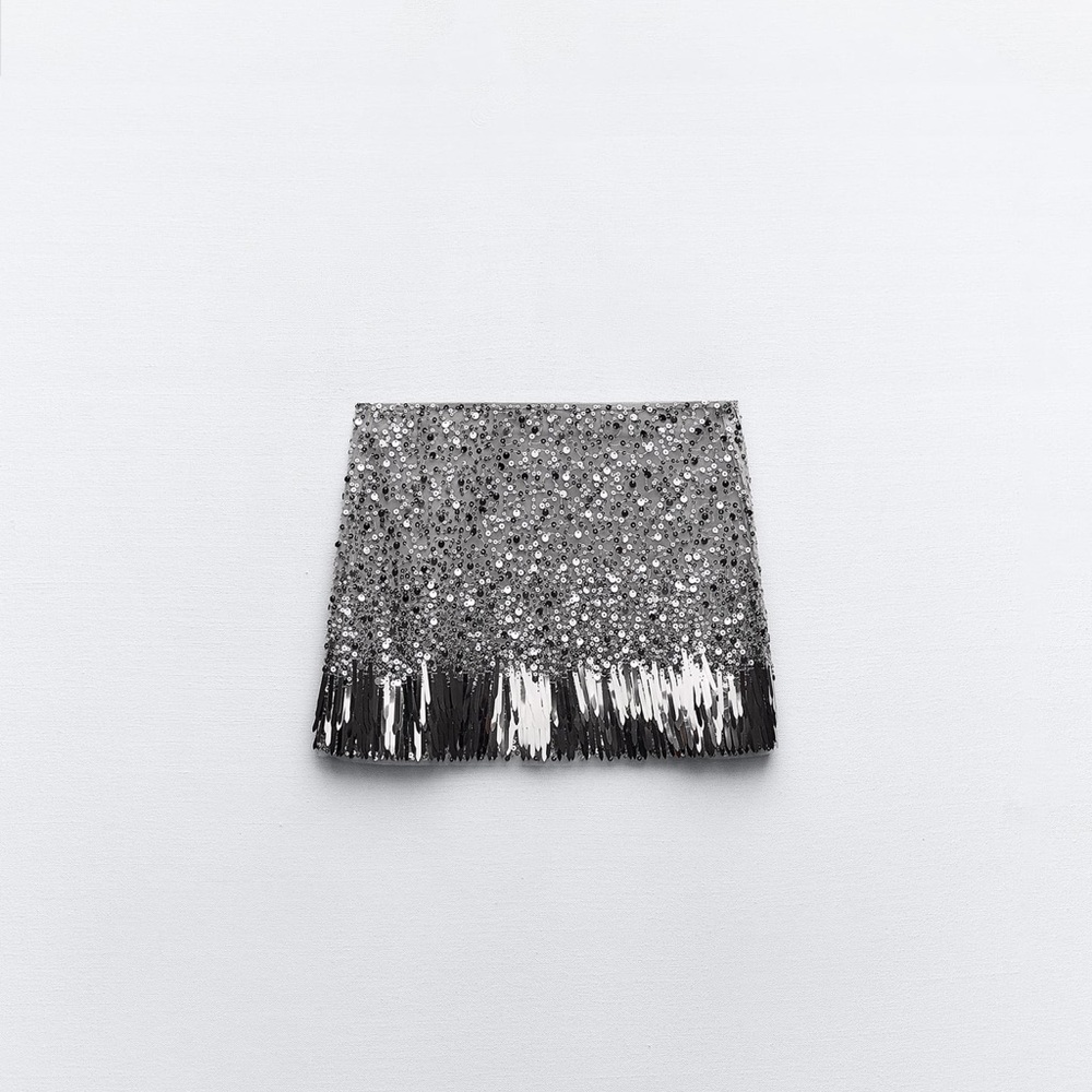 Sequin Mini Skirt